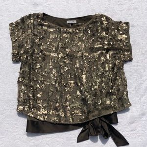 MIHA**Metallic Gold Stunning Top**Small